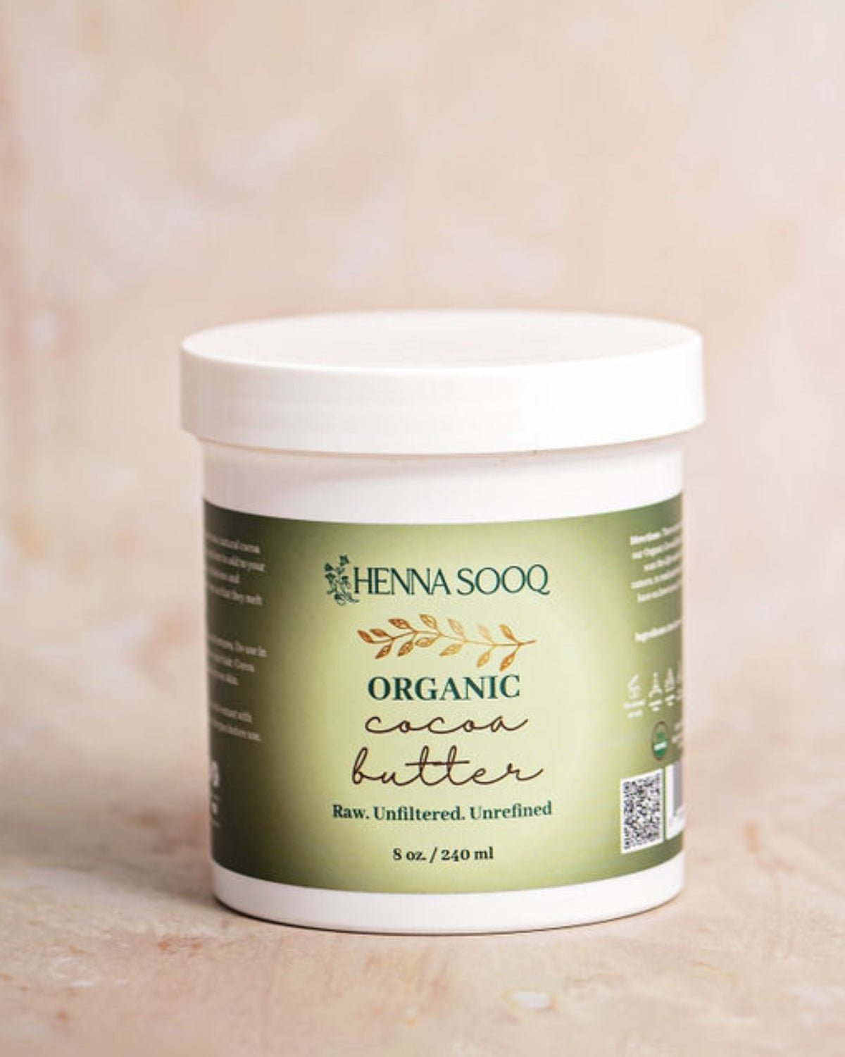 Organic Cocoa Butter - Henna Sooq