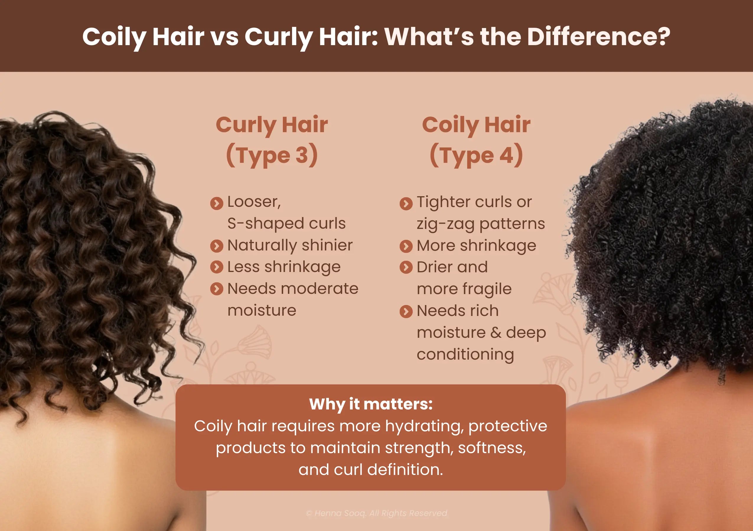 Coily Hair vs Curly Hair: What’s the Difference?