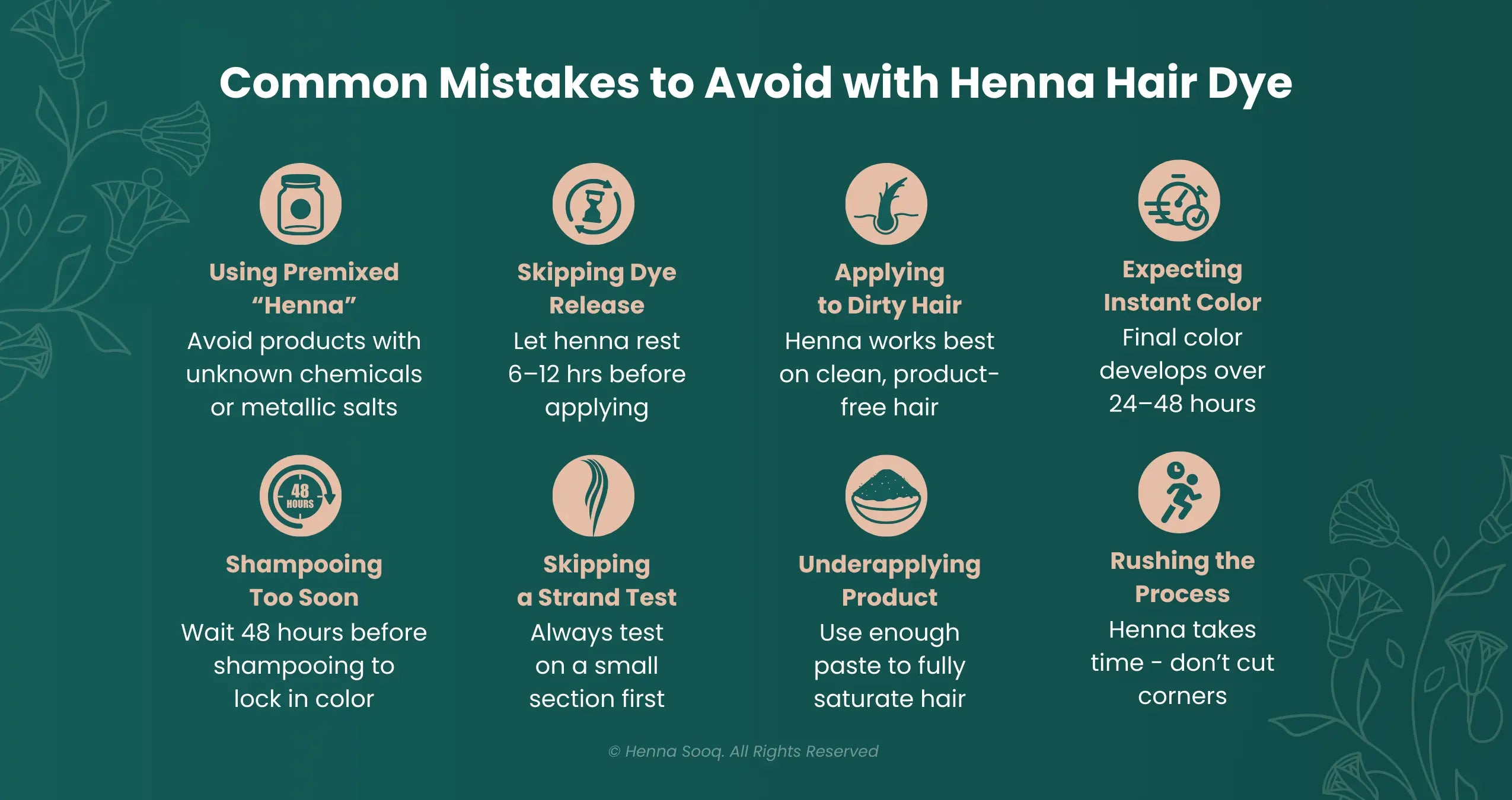 Common Mistakes to Avoid When Using Henna Hair Dye