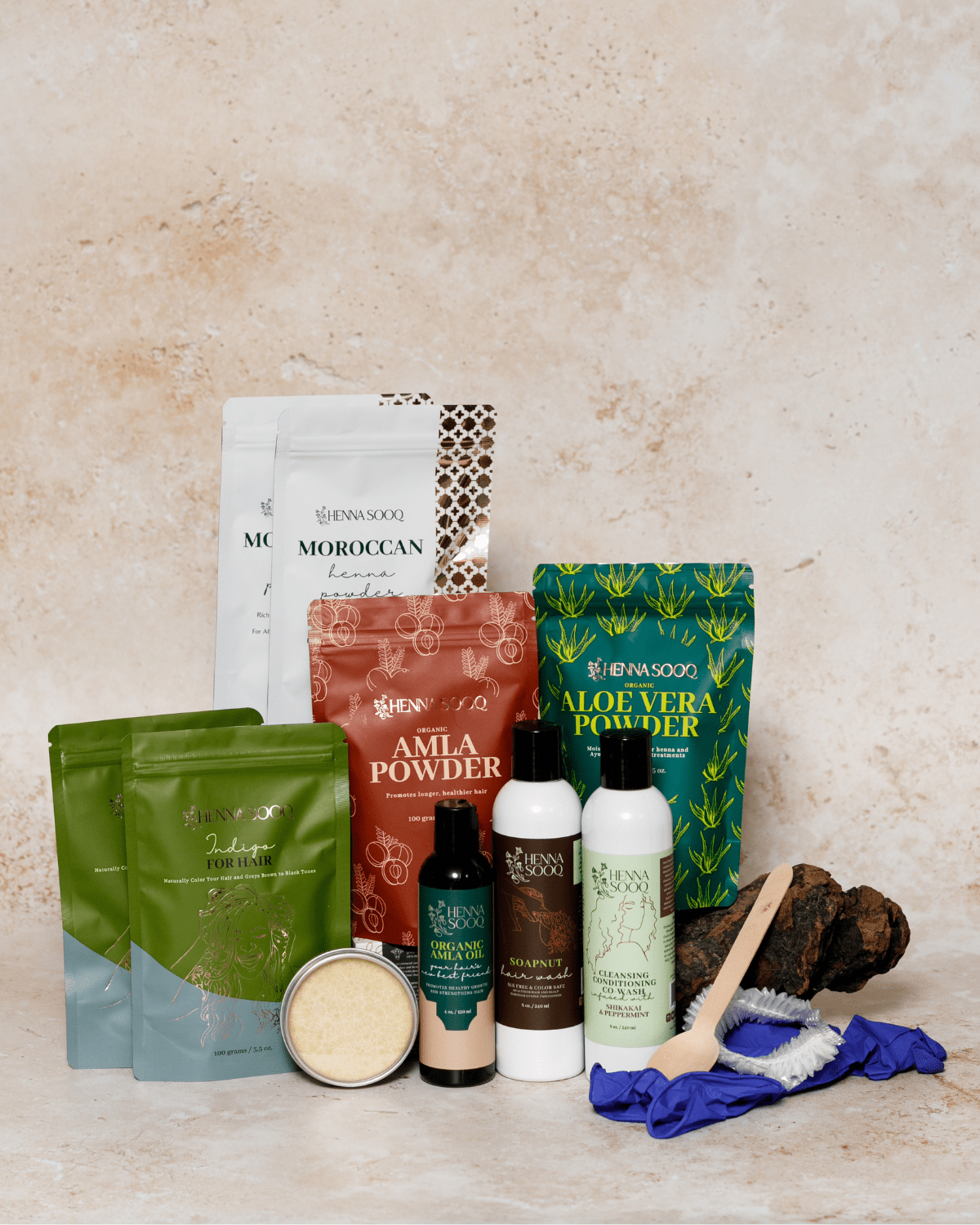 Complete Henna Hair Dyeing Bundle + Guide - Henna Sooq