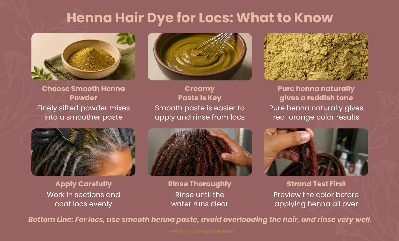 Henna Hair Dye for Locs: What to Know 