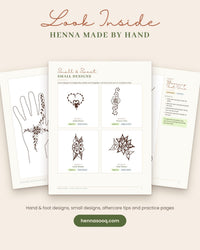 Thumbnail for Henna Made by Hand: 11 Henna Body Art Designs to Learn & Practice (Free eBook) - Henna Sooq