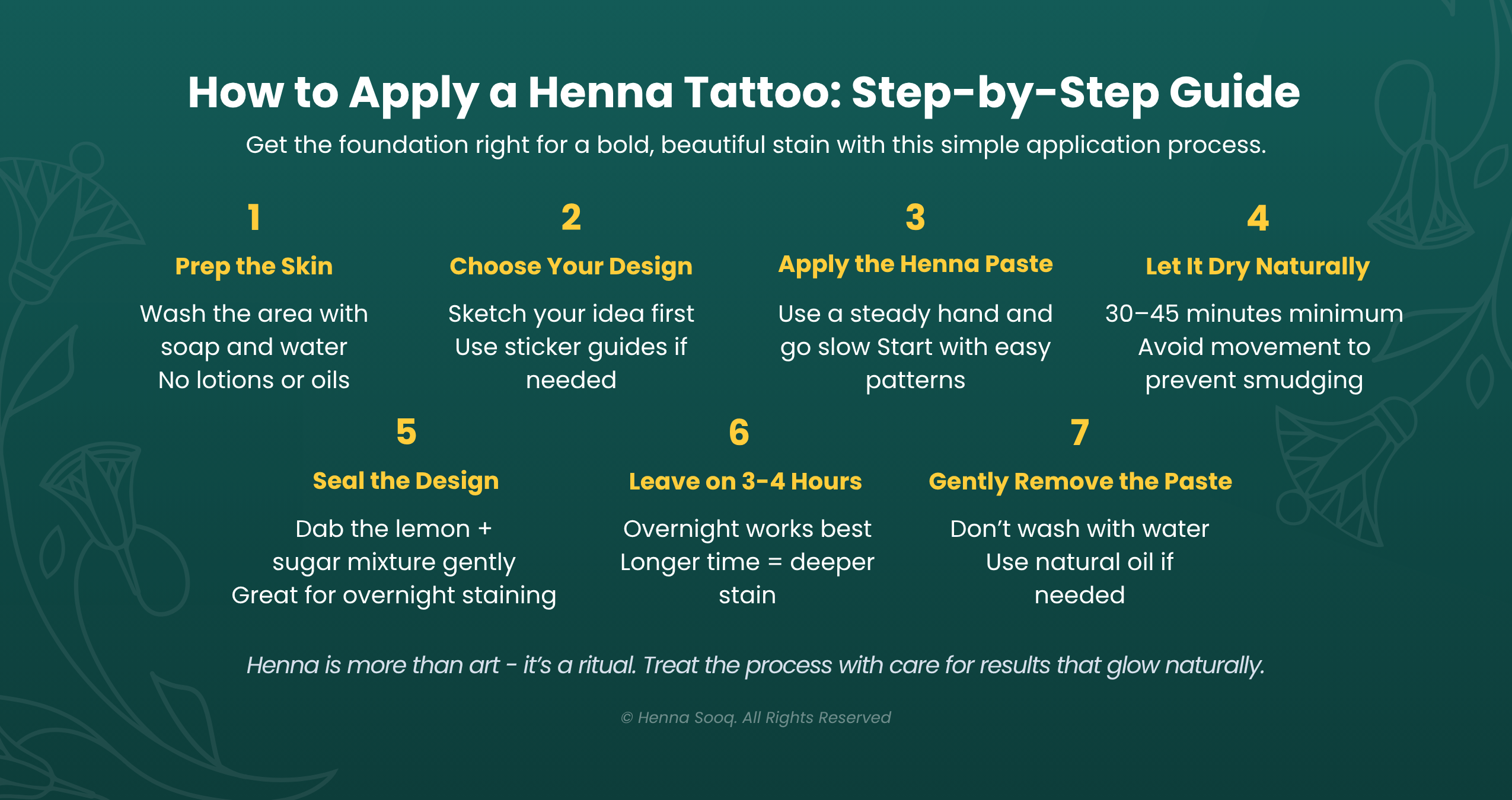 How to Apply a Henna Tattoo (Step-by-Step)