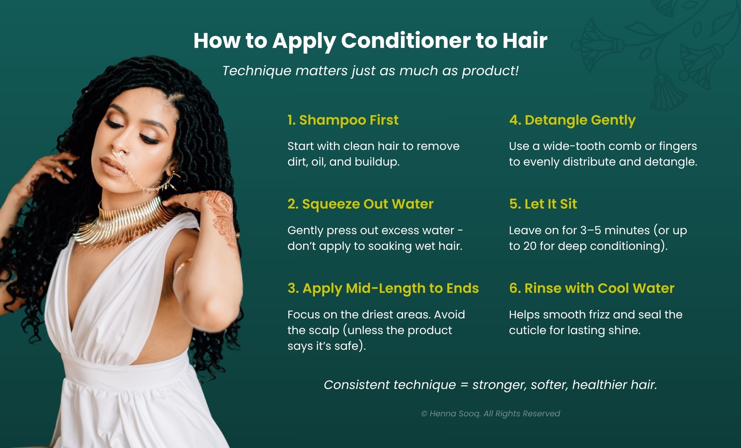 How to Apply Conditioner to Hair?