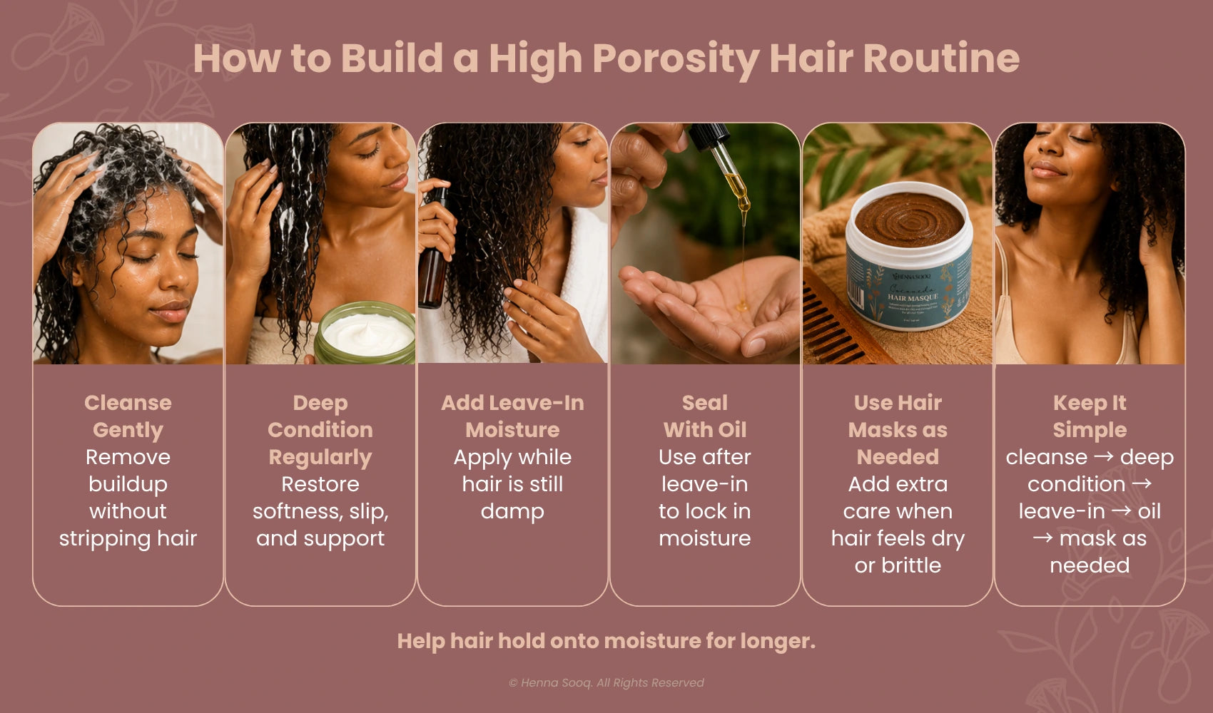 How to Build a High Porosity Hair Care Routine