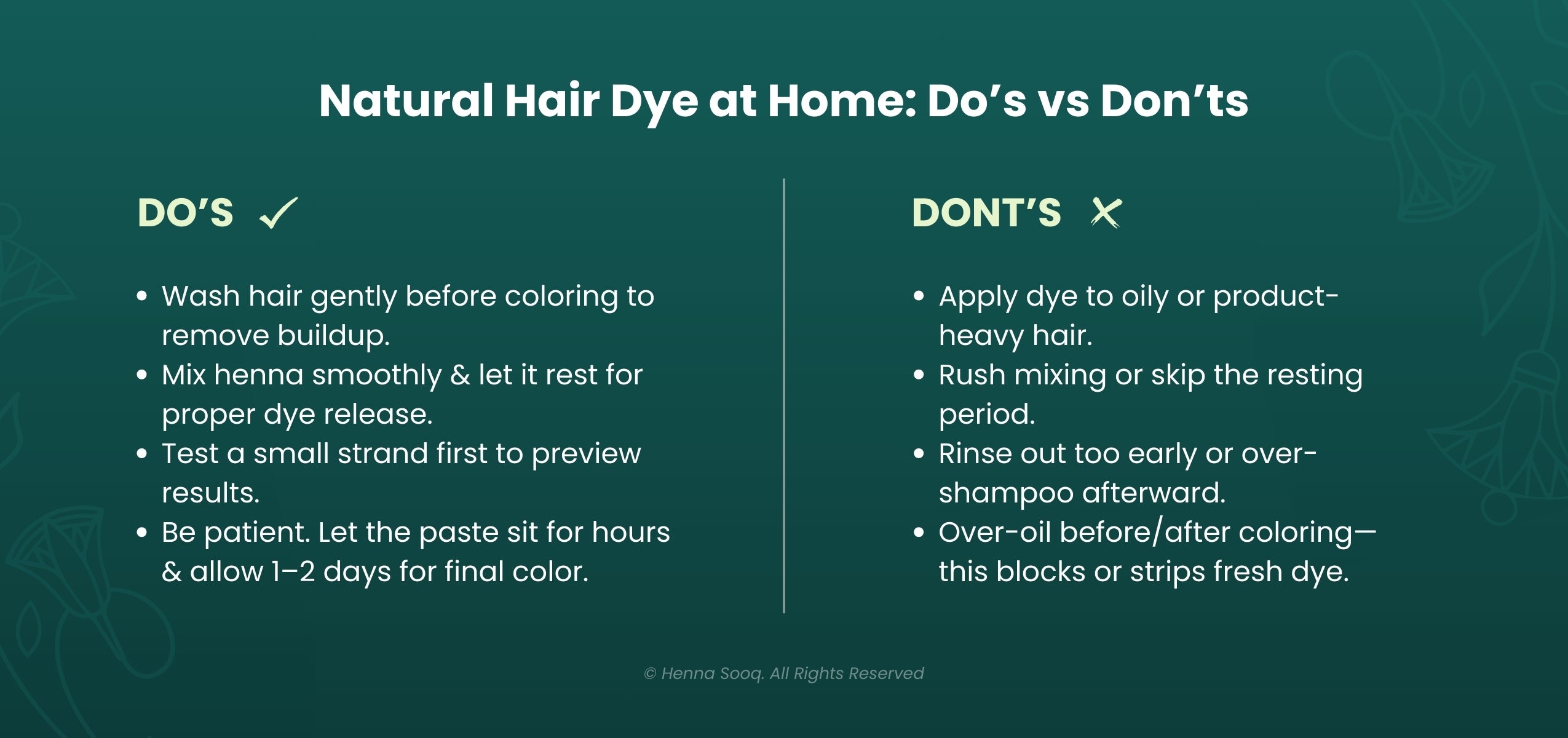 Natural Hair Dye at Home: Do’s and Don’ts