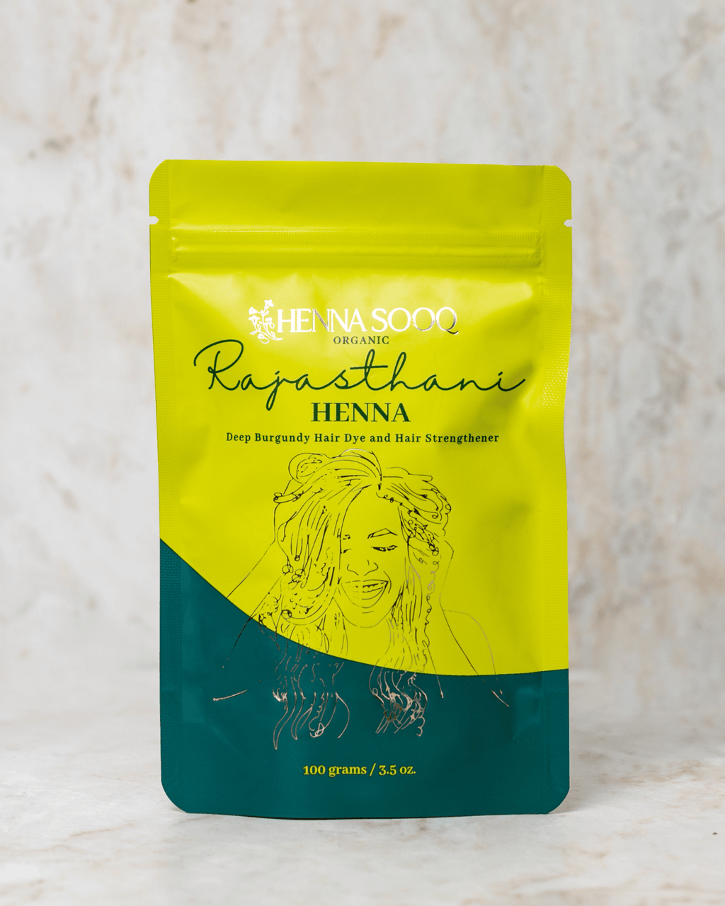 Natural Brown Henna Hair Dye for Rich, Temporary Color