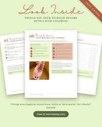 Thumbnail for Pages from the free eBook: Your Color Takes 3 Days, Test Before You Commit and the Am I Ready? checklist