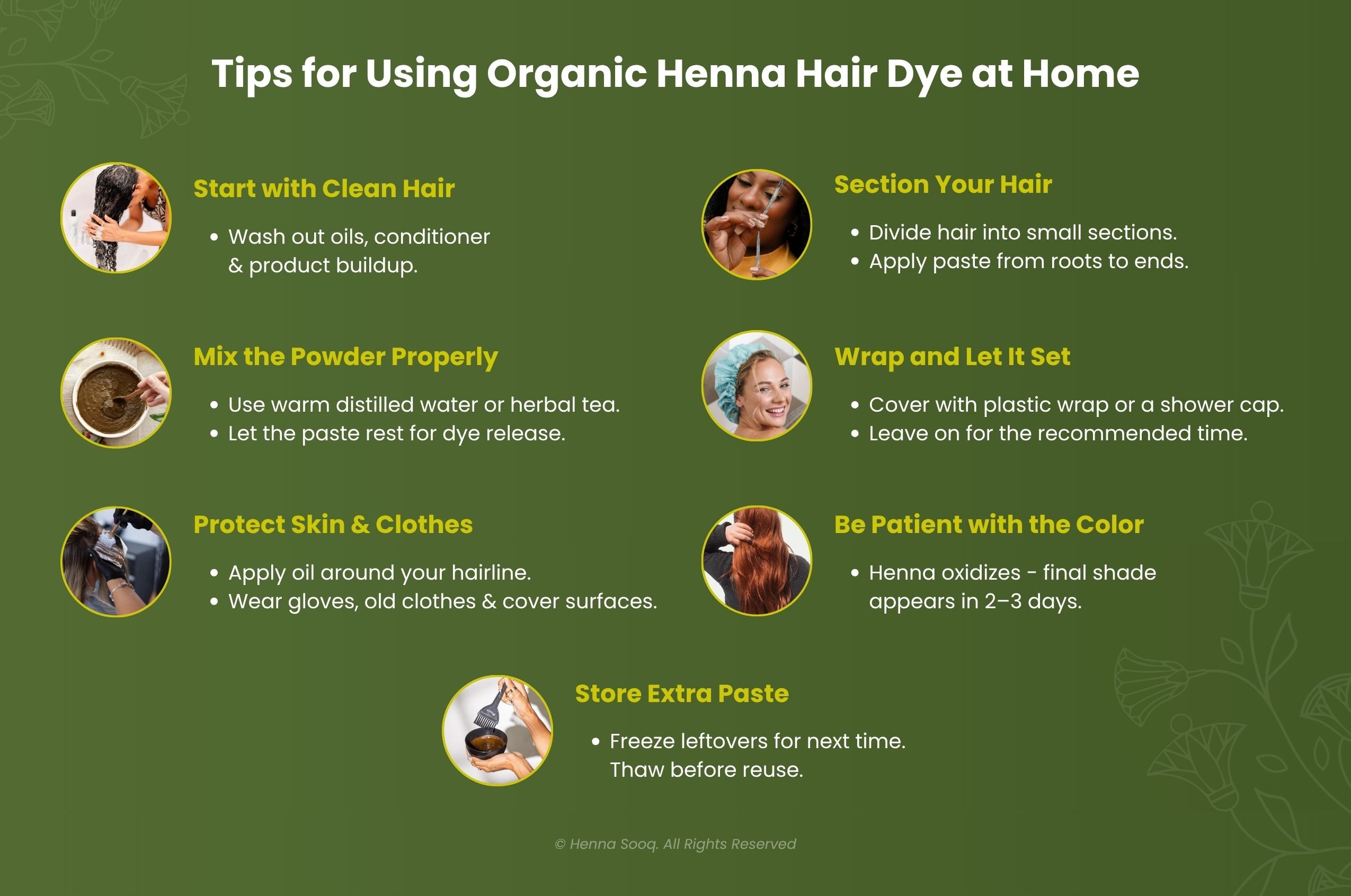 Tips for Using Organic Henna Hair Dye at Home