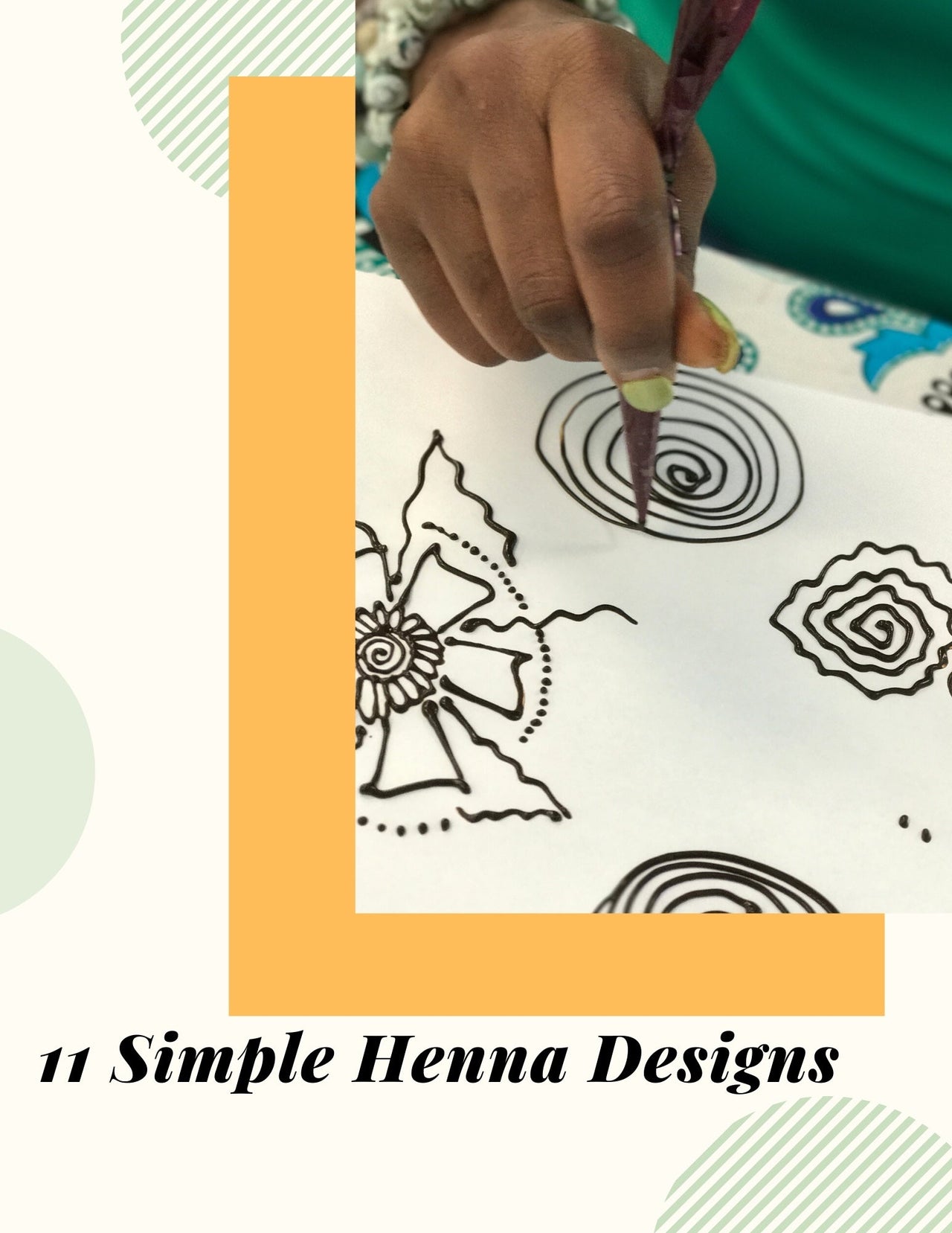 11 Henna Body Art Designs - Henna Sooq