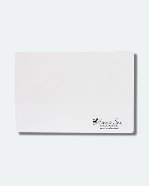 White Acrylic Practice Board – Henna Caravan