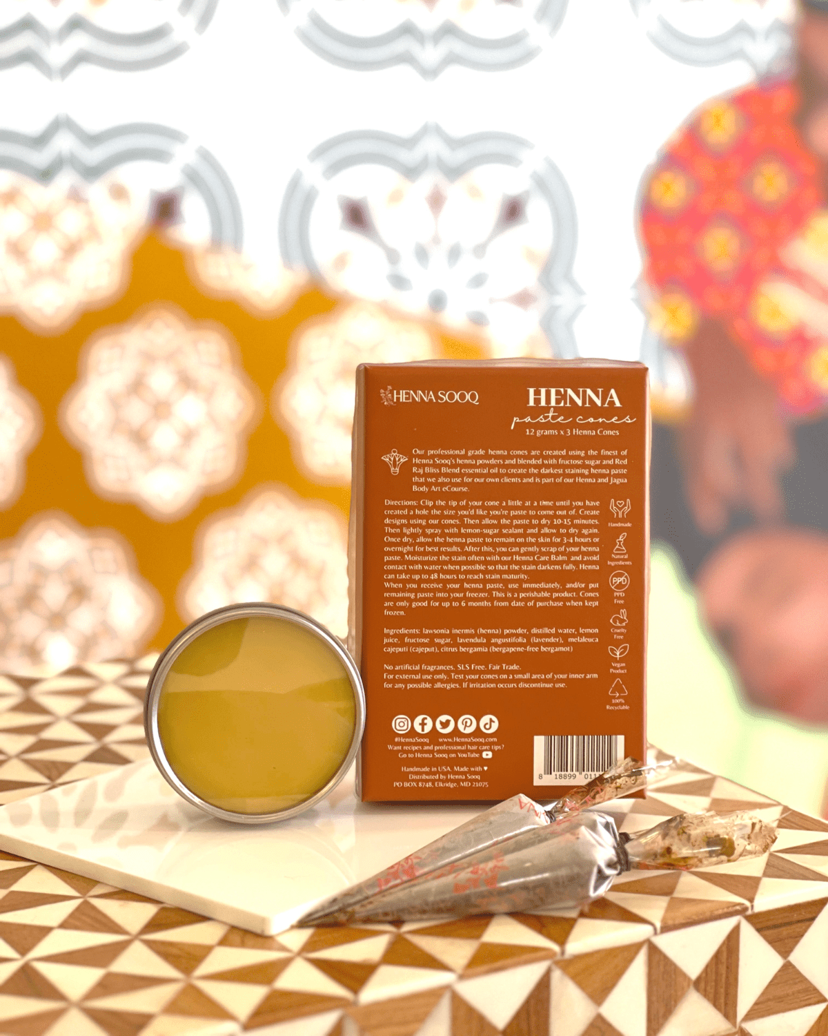 Henna Cones Body Art Bundle - Henna Sooq