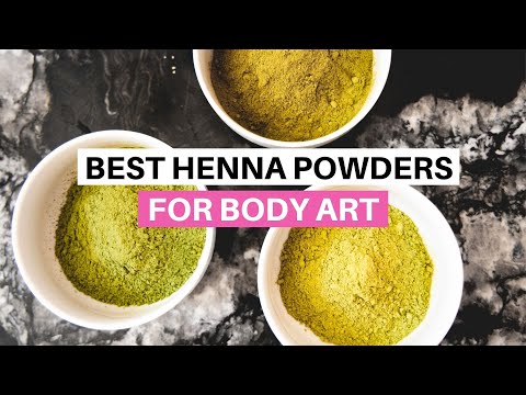 Moroccan Henna Powder for Body Art