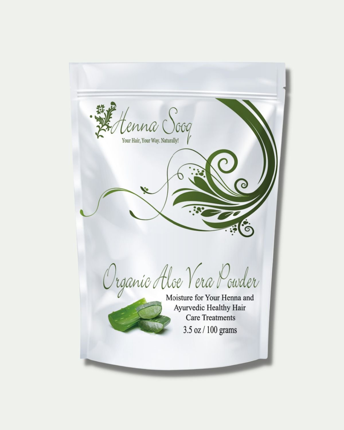 Organic Aloe Vera Powder - Henna Sooq