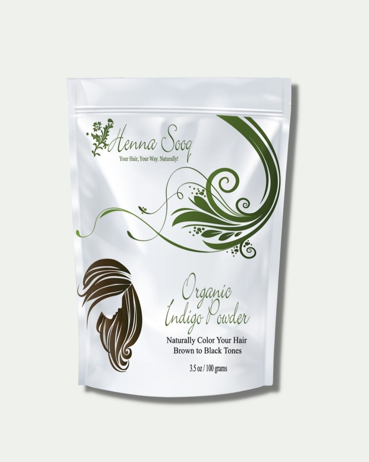 Admart Organic Essentials Indigo Powder for Hair & Beard Dye - Black (250  Grams)
