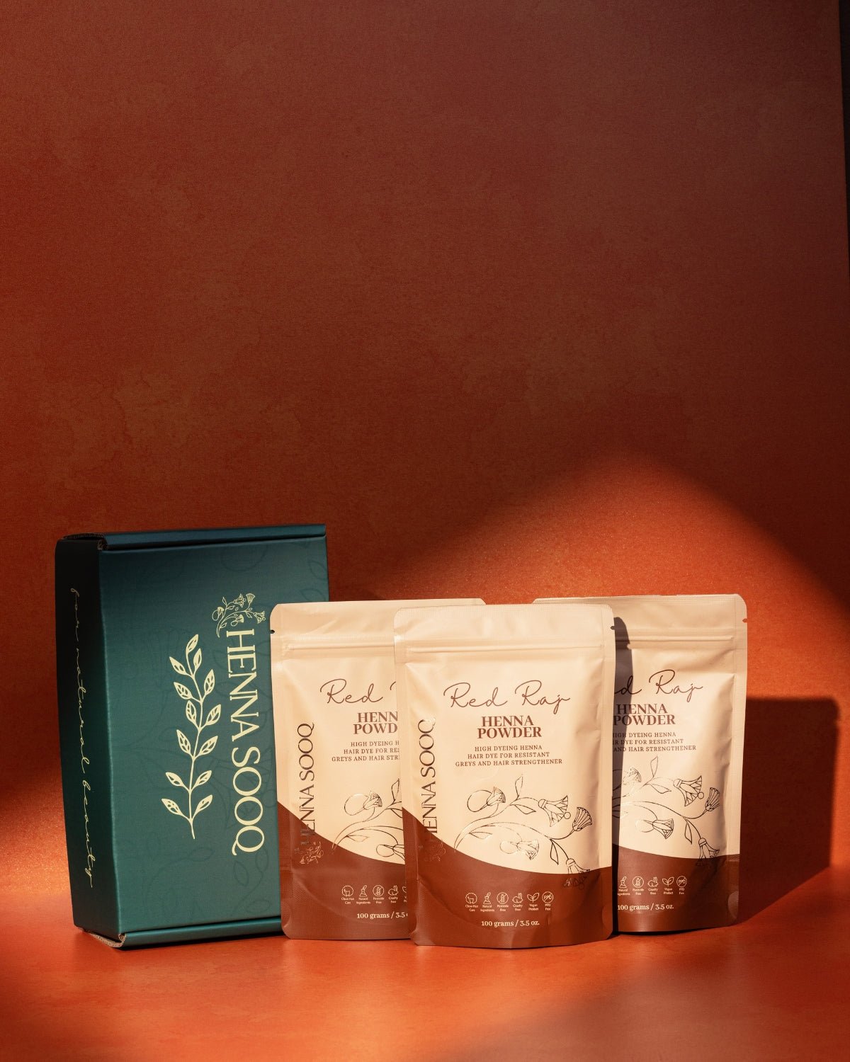 Red Raj Henna Hair Dye Bundle – Henna Sooq